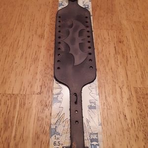 DC comics Batman genuine leather buckle wrap